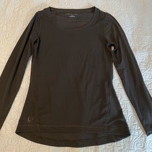 Black long sleeve top